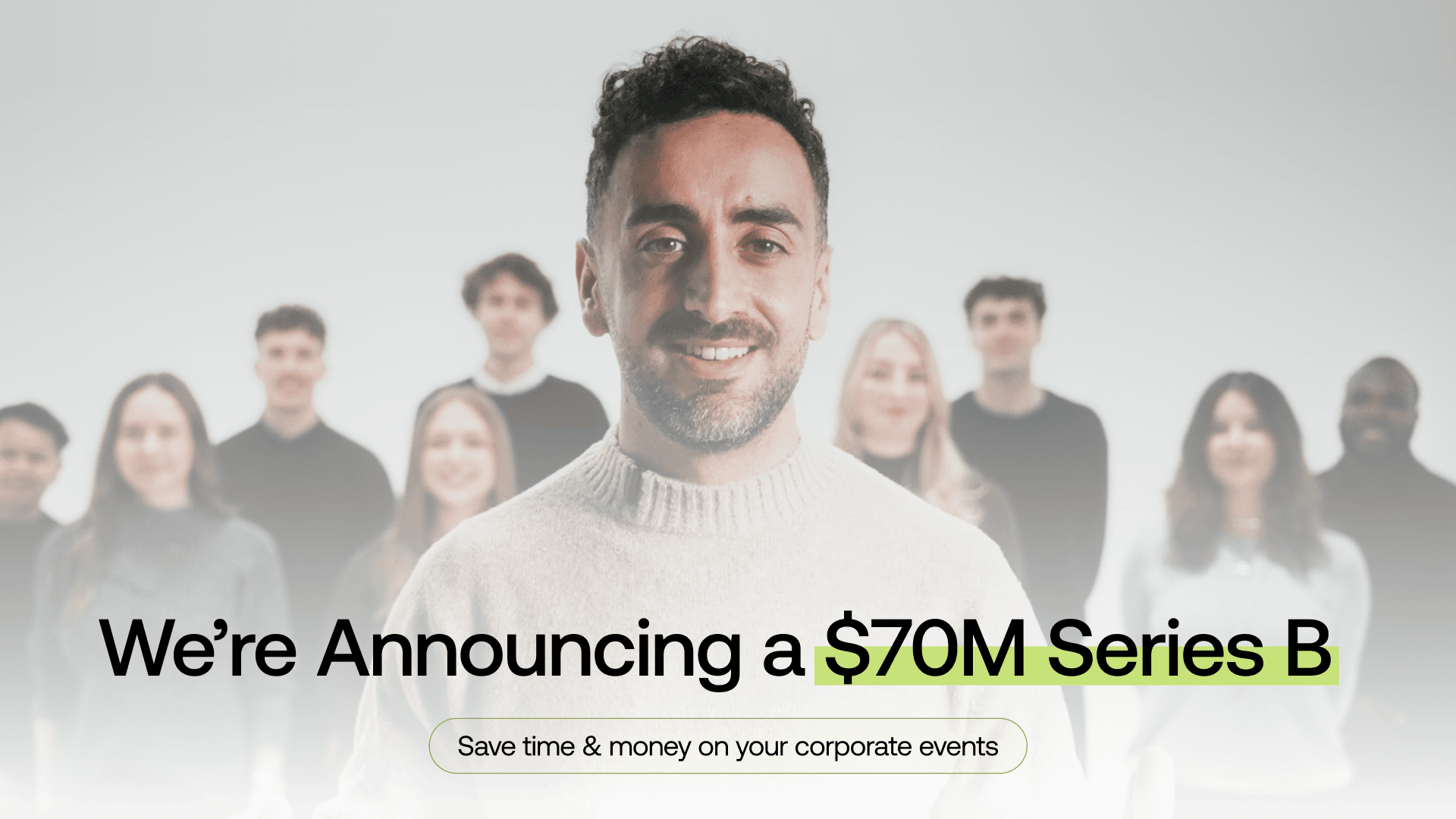 Naboo announces its $70M Series B, with the Naboo team in the background