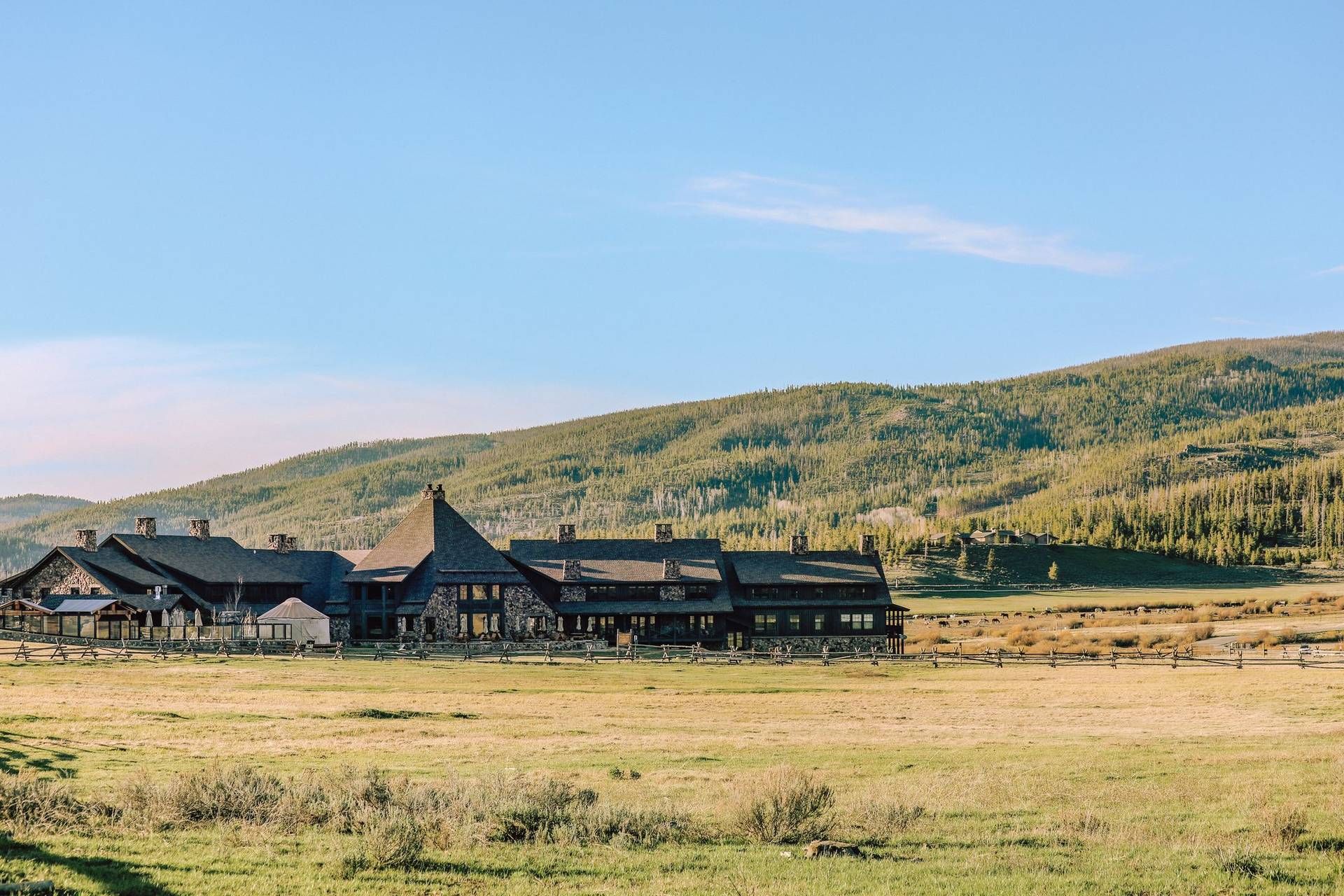 Mountain ranch resort in the Colorado Rockies