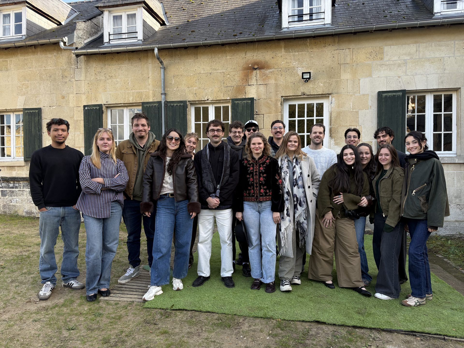 The Naboo marketing team outside the main house at Le Grand Sambam during the October 2026 offsite